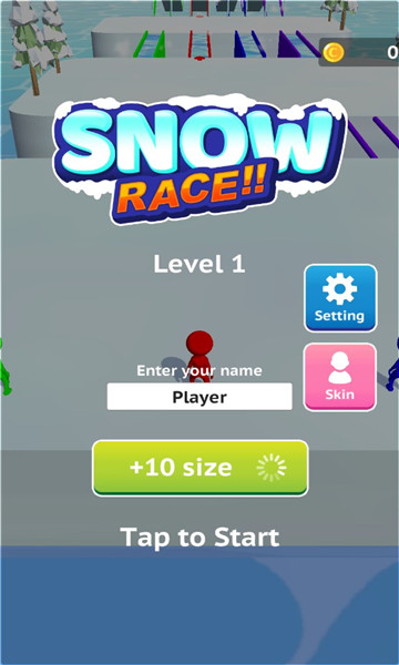 雪地赛跑极速版