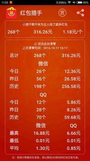 微信红包提醒器精简版