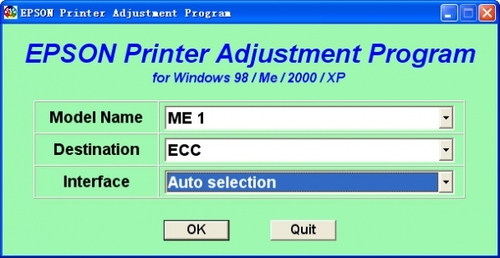 Epson ME1 清零软件 正式版