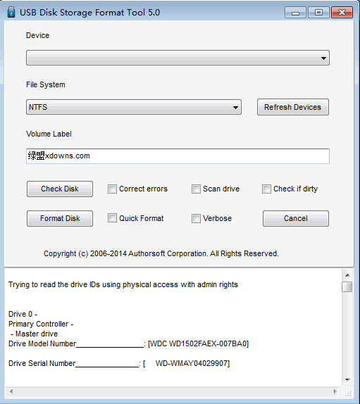 USB Disk Storage Format Tool 5.1汉化版