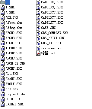 CAD字体库大全