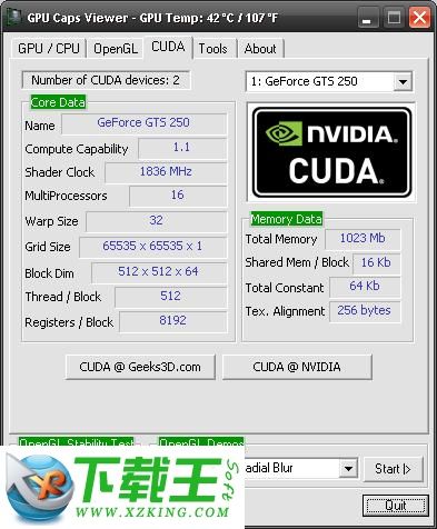 GPU Caps Viewer 1.23.01