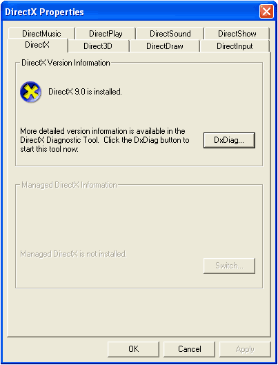 DX9.0C for XP/Win7