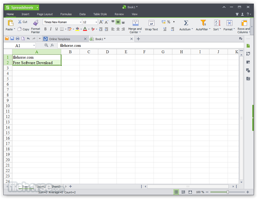WPS表格(Excel)8.1精简版