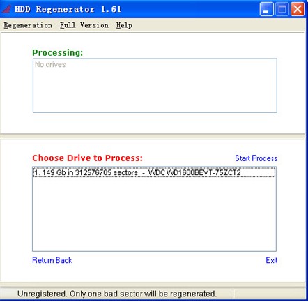 HDD Regenerator 2.0汉化版