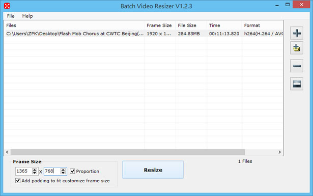视频分辨率转换器(Batch Video Resizer)1.2.3