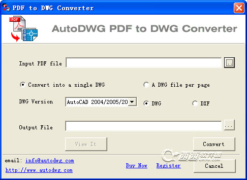 PDF to DWG Converter 3.3.1.1免费版