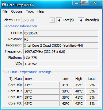 CoreTemp中文版 1.6