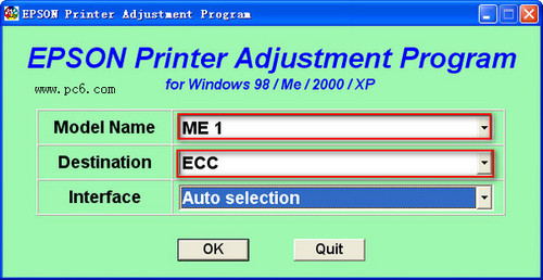 Epson ME1 清零软件 正式版