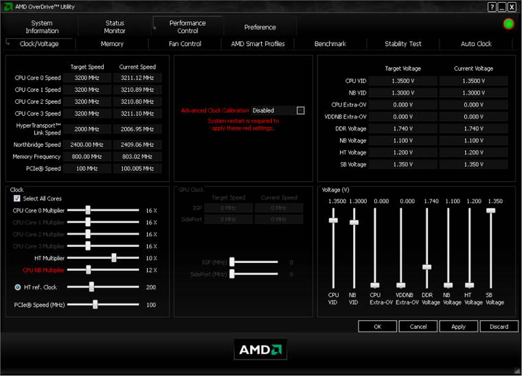 AMD OverDrive 4.3.1