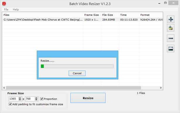 视频分辨率转换器(Batch Video Resizer)1.2.3