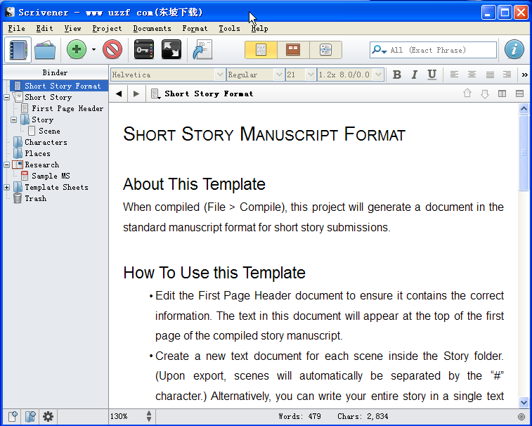 Scrivener 1.8.6破解版