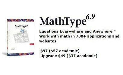 MathType数学公式编辑器 6.9