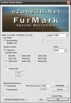 Furmark 1.20绿色中文版