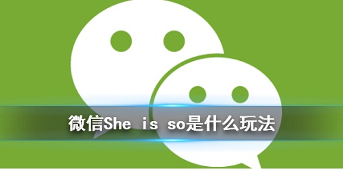 she is so什么意思 微信she is so什么梗
