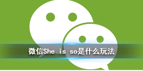 she is so什么意思 微信she is so什么梗