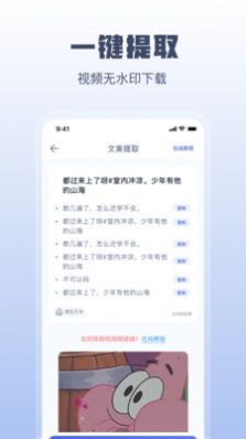 闪电文案提取免费版
